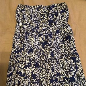 American Eagle strapless cotton dress